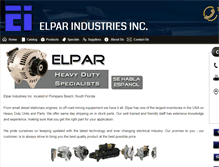 Tablet Screenshot of elpar.com