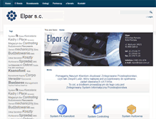 Tablet Screenshot of elpar.com.pl